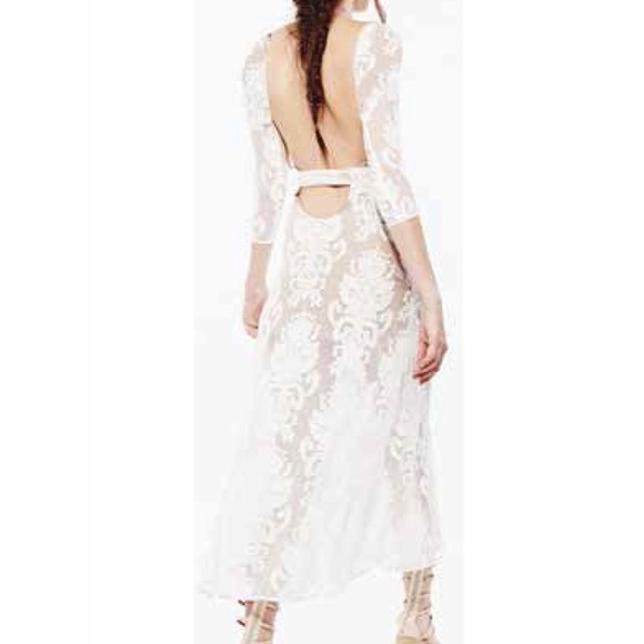 For Love And Lemons White Lace Maxi Dress - Picture 3 of 7